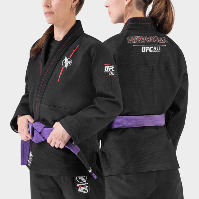 Hayabusa x UFC BJJ-gi Jacka Lightweight Dam - Svart