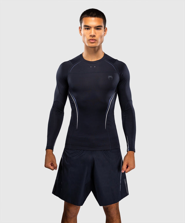 Rashguard Venum G-Core Dlouhé rukávy – Námořnická modrá/Bílá