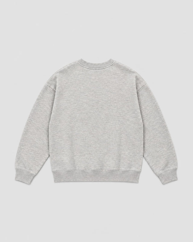 Sudadera Caged Varsity – Gris Melange