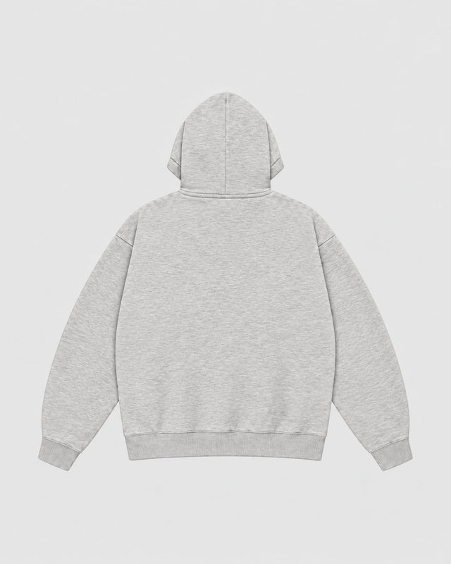 Sudadera con capucha Caged Varsity – Gris Jaspeado