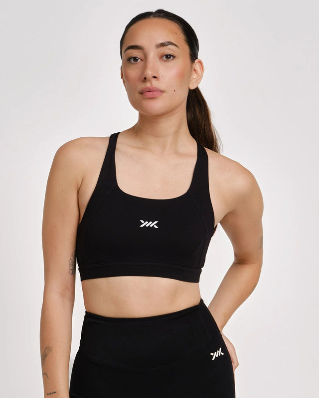 Caged Essential Sport-BH – Schwarz