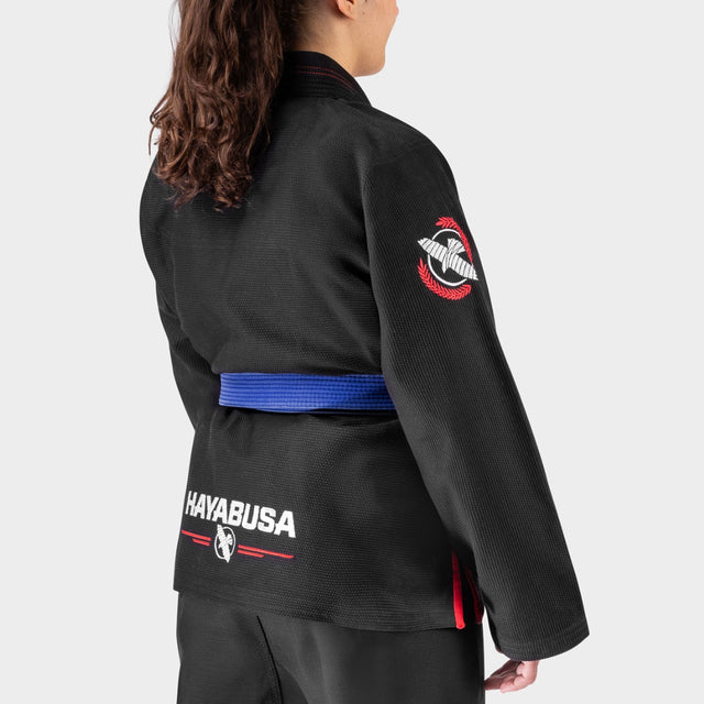 Kimono BJJ Hayabusa Valor Lightweight – Donna Nero