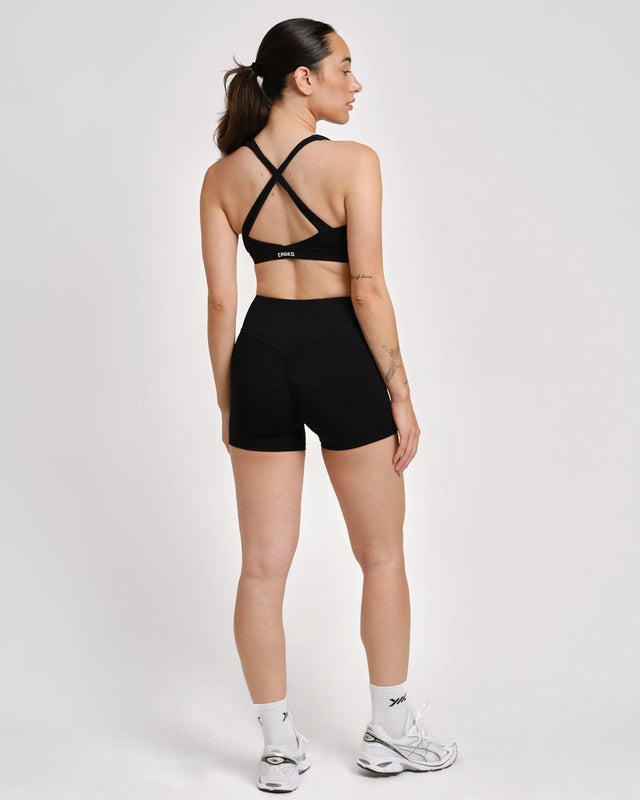 Caged Essential Sport-BH – Schwarz