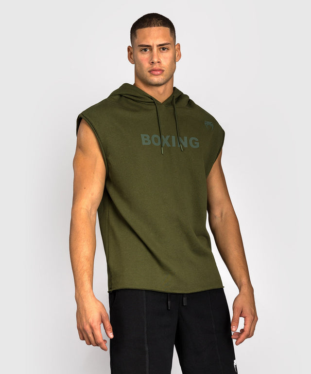 Sudadera sin mangas Venum Boxing VT – Verde militar