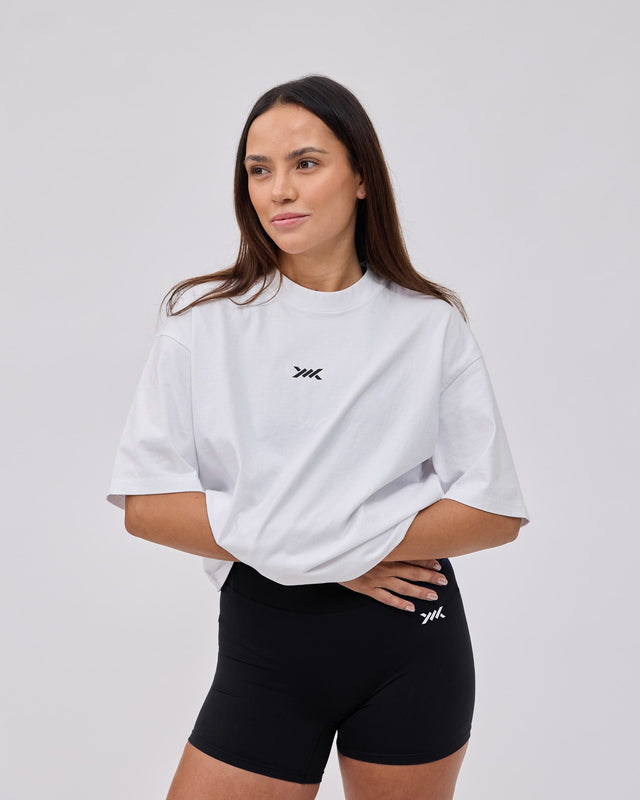 Caged Classic T-Shirt – Weiß
