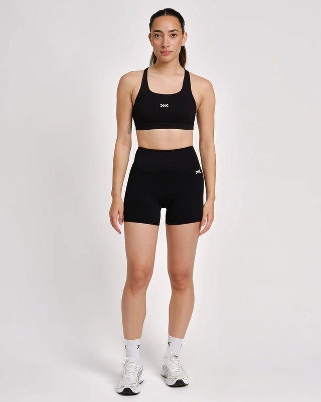 Caged Essential Sport-BH – Schwarz