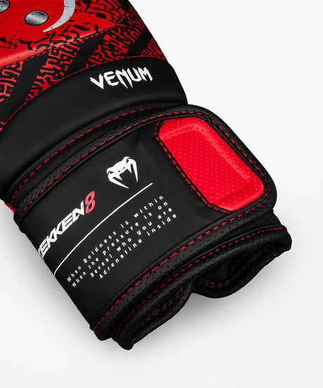Luvas de boxe Venum TEKKEN 8 Kazuya – Vermelho/Preto – foto 4