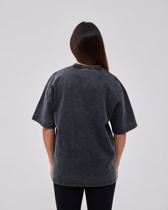 Caged Club T-shirt - Washed Sort