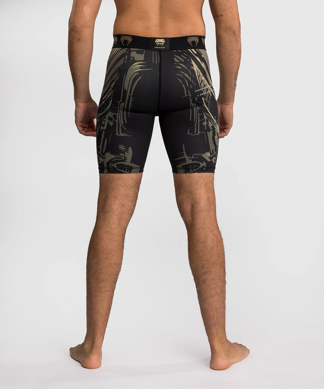 Shorts de compression Venum Invader – Noir/Sable