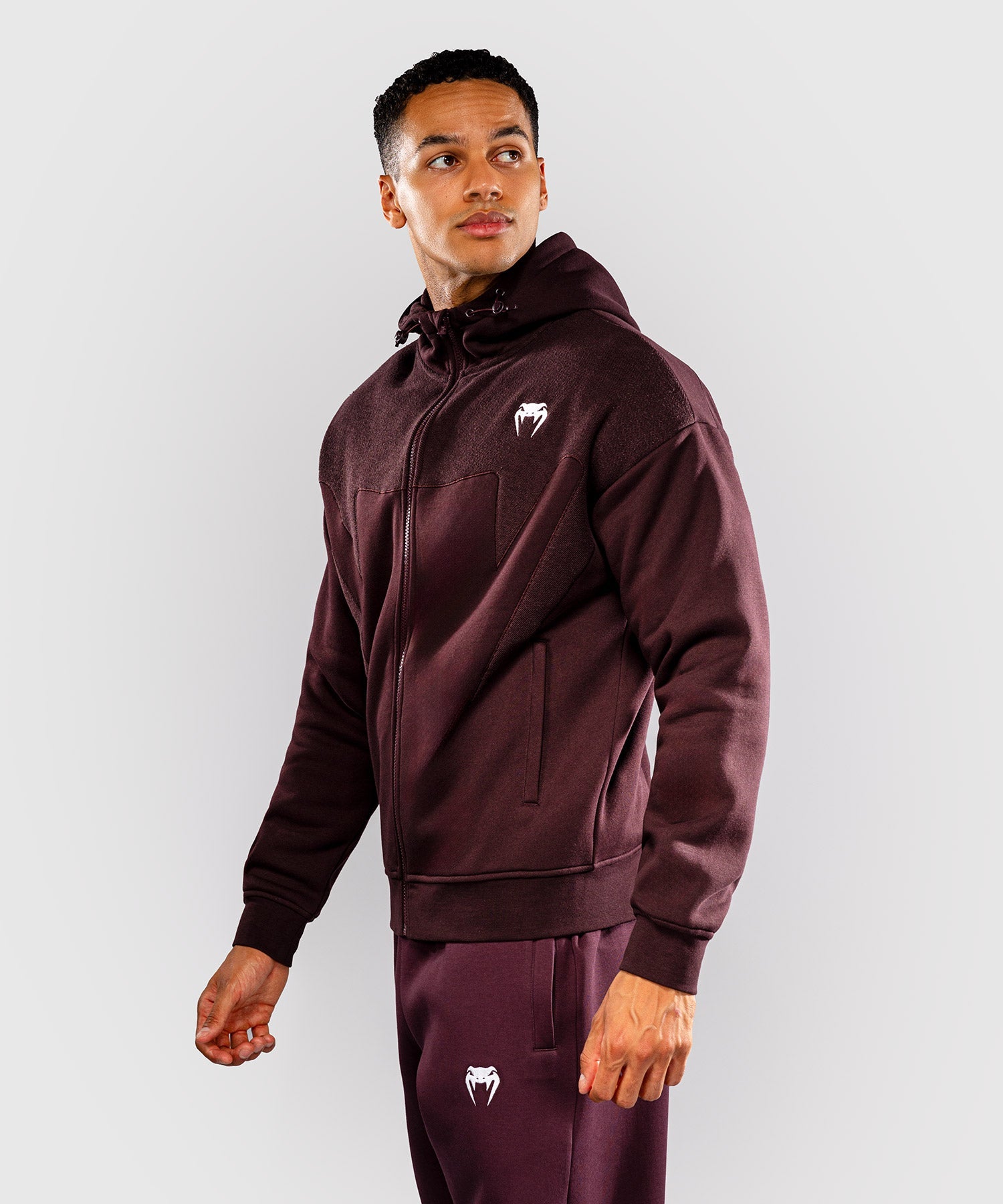 Venum Trainingsjas Attack Fleece & Weave - Bordeauxrood