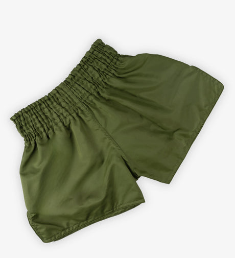 Muay Thai trenky Caged Classic – Khaki/Černé (dámské)