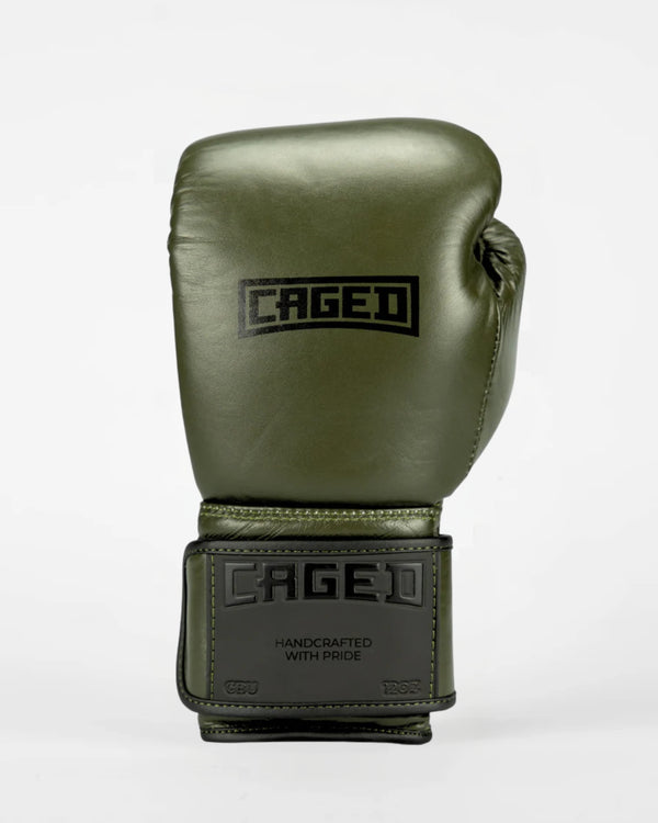 Boxerské rukavice Caged 'X' Series – Khaki/Černé