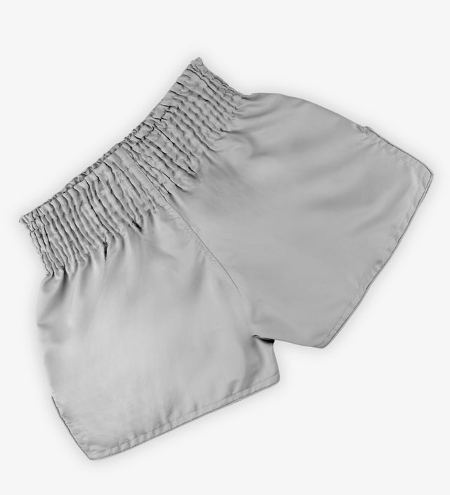 Caged Muay Thai shorts Classic - Lys grå/sort kvinde