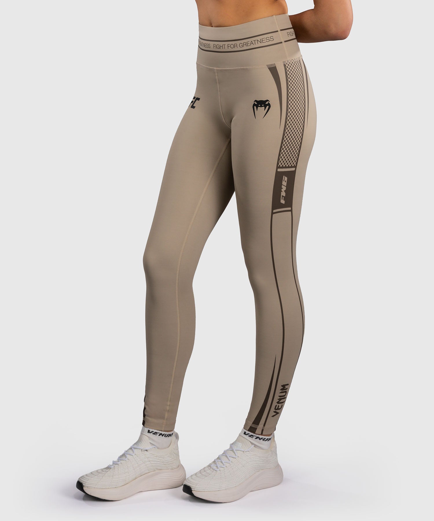 Pantaloncini a compressione Venum UFC Unity da donna – Sabbia