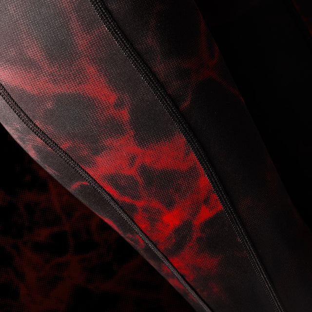 Legíny Hayabusa x UFC BJJ – Dámské – Černé/Červené