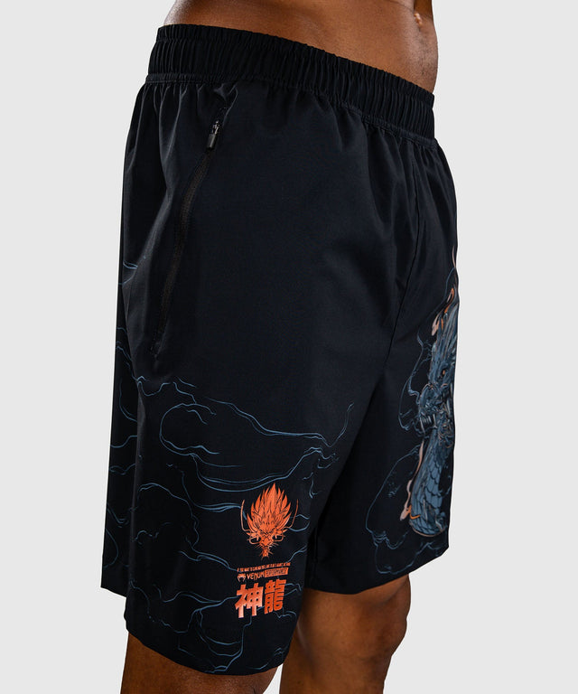 Venum Training shorts Thunder Dragon – Black/Grey/Copper