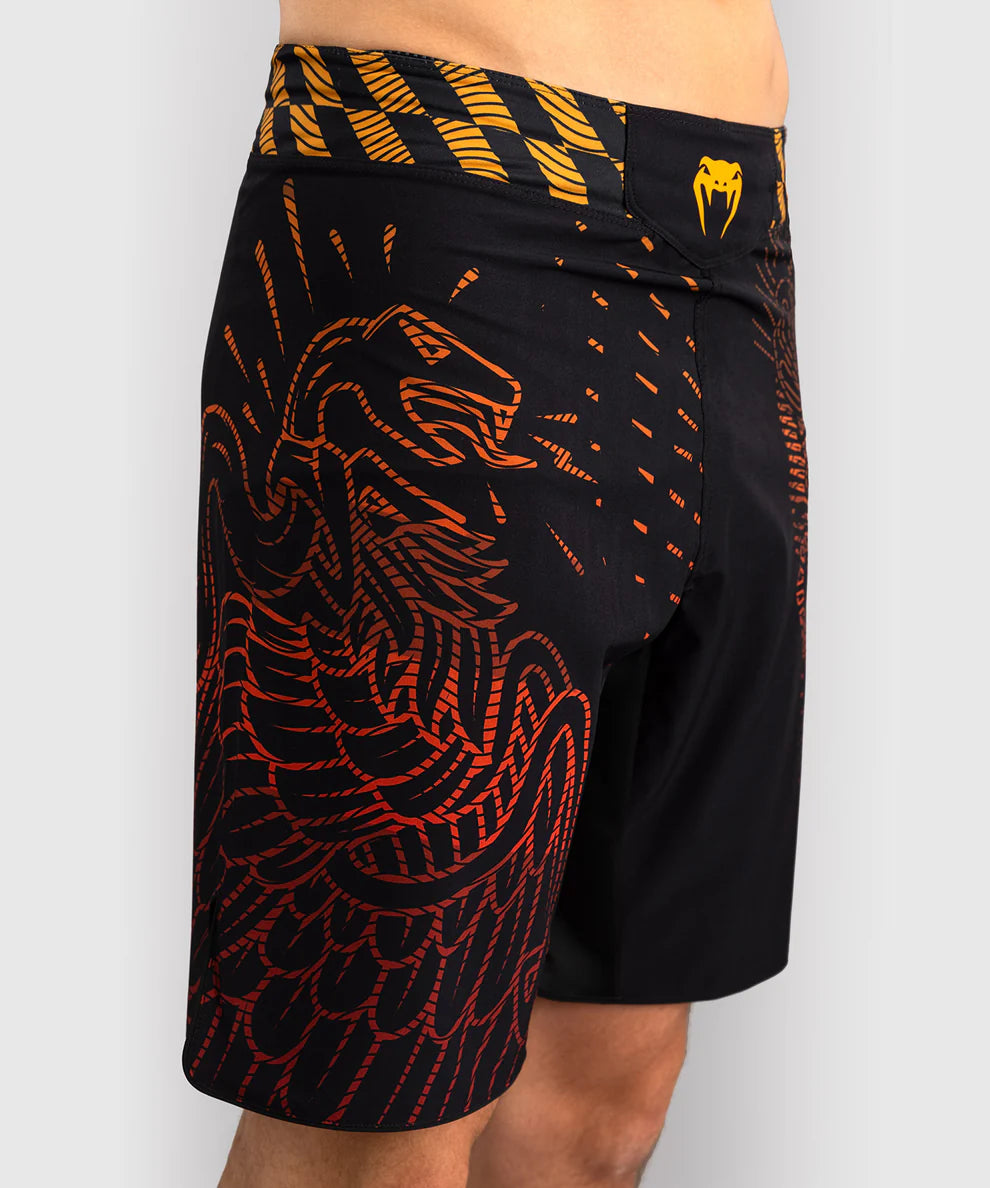 Venum MMA Shorts Quetzal Fury - Black/Red/Gold