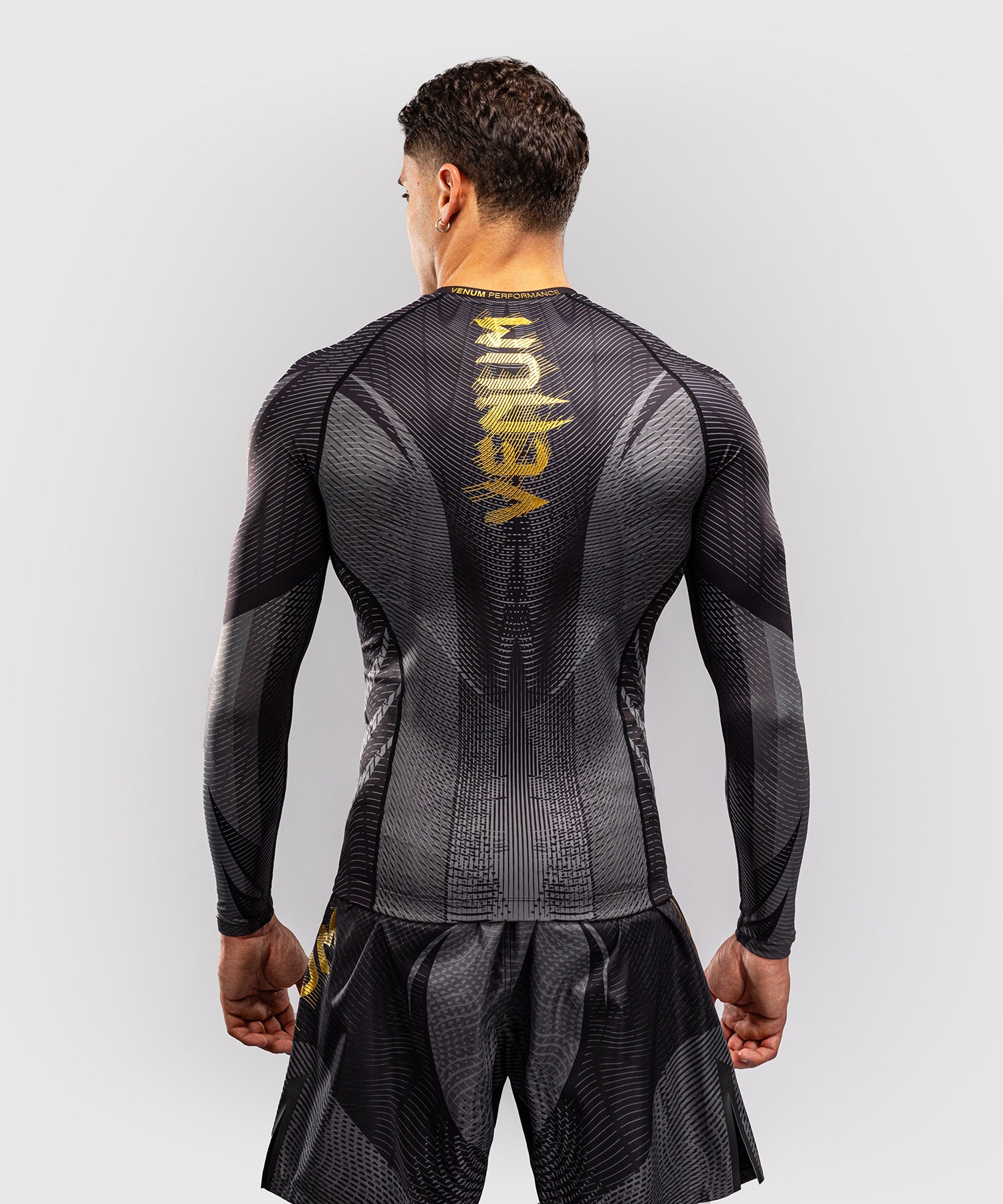 Venum Rashguard Galactic 3.0 Lange Mouwen - Zwart/Goud