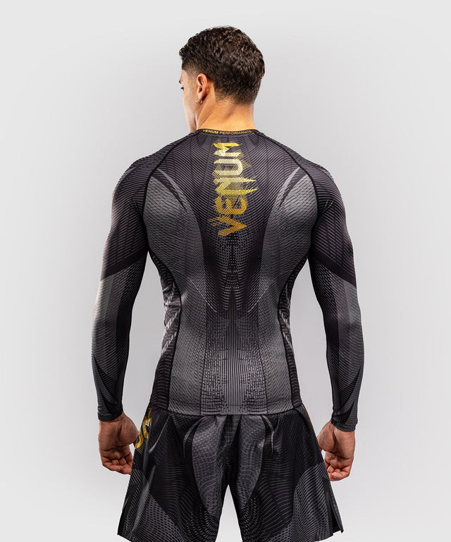 Venum Rashguard Galactic 3.0 Lange Mouwen - Zwart/Goud