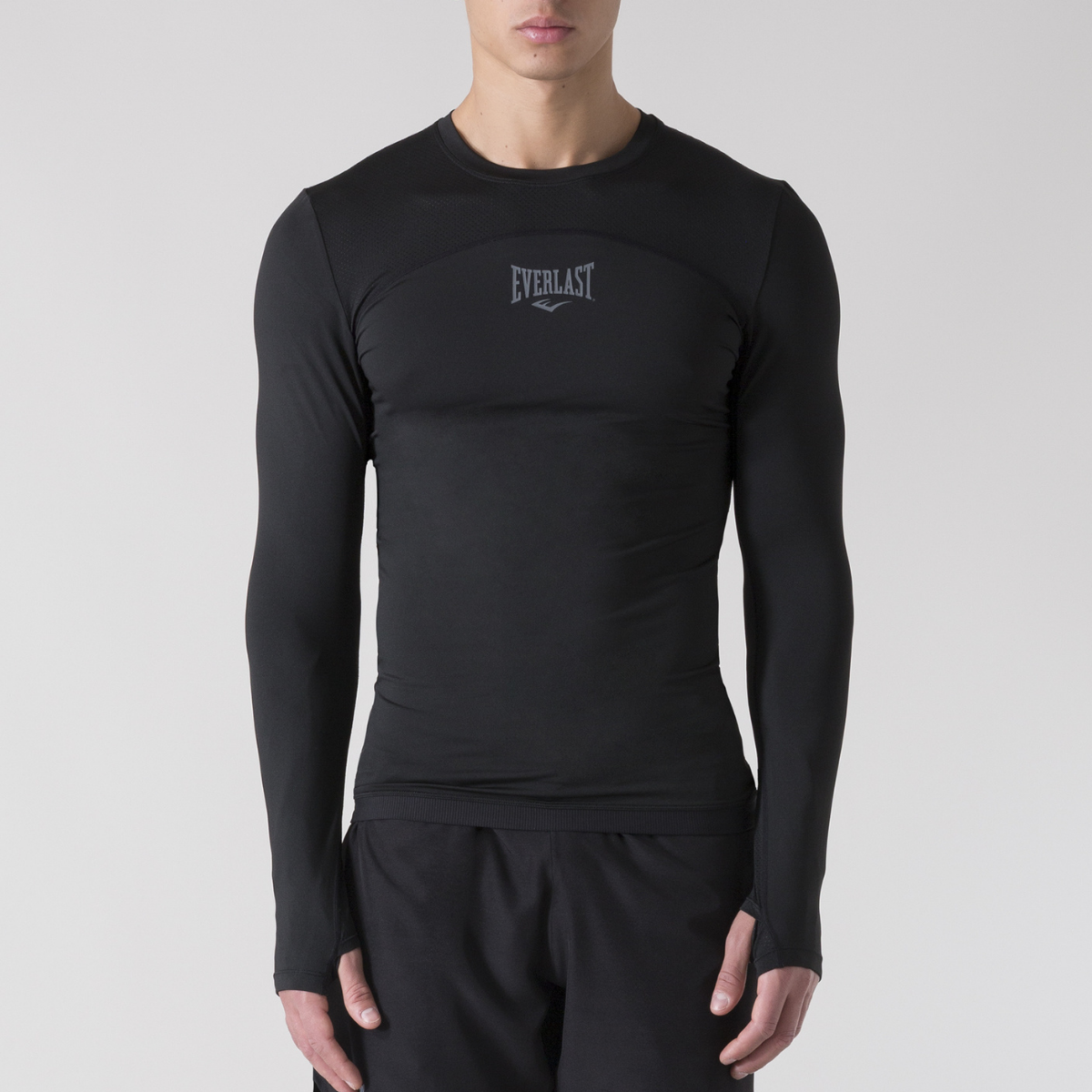 Rashguard Everlast Maniche Lunghe – Nero
