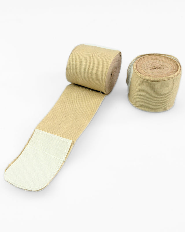 Bandes de boxe Caged Essential – Sable (avec sac de lavage)