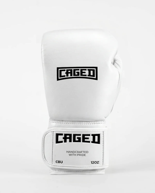 Caged Boxhandschuhe 'X' Series – Weiß/Schwarz