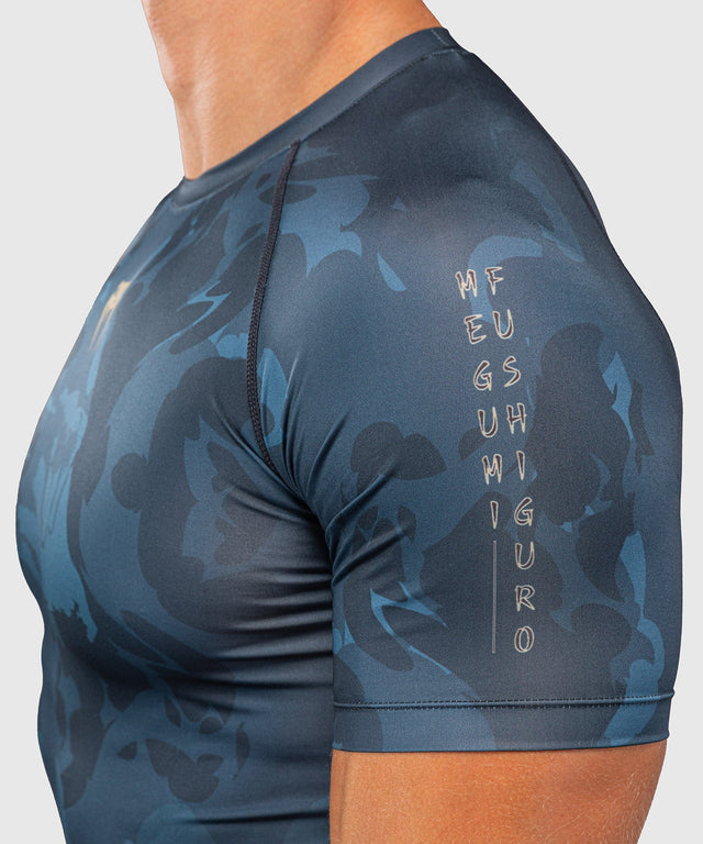 Venum Rashguard Fushiguro Krátké rukávy – Modrý