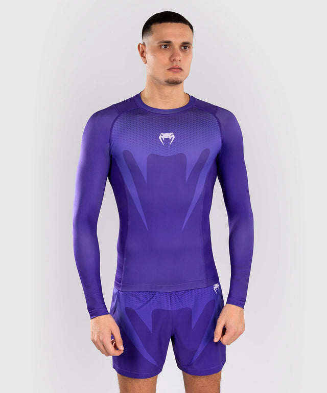 Venum No Gi Rashguard Lange Ärmel – Lila