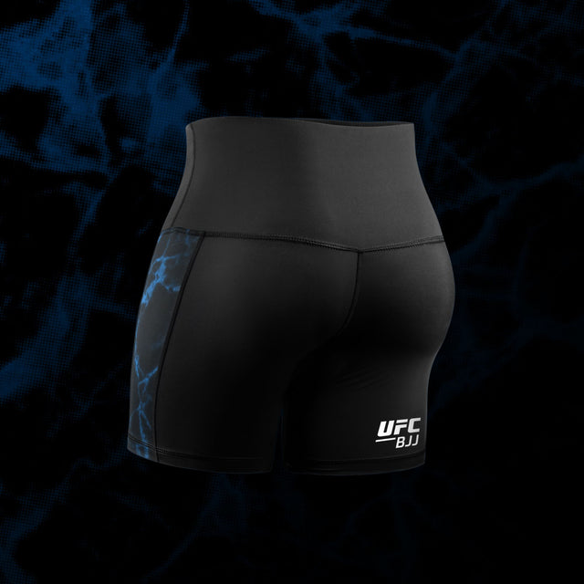 Pantaloncini a compressione BJJ Hayabusa x UFC Donna – Nero/Blu