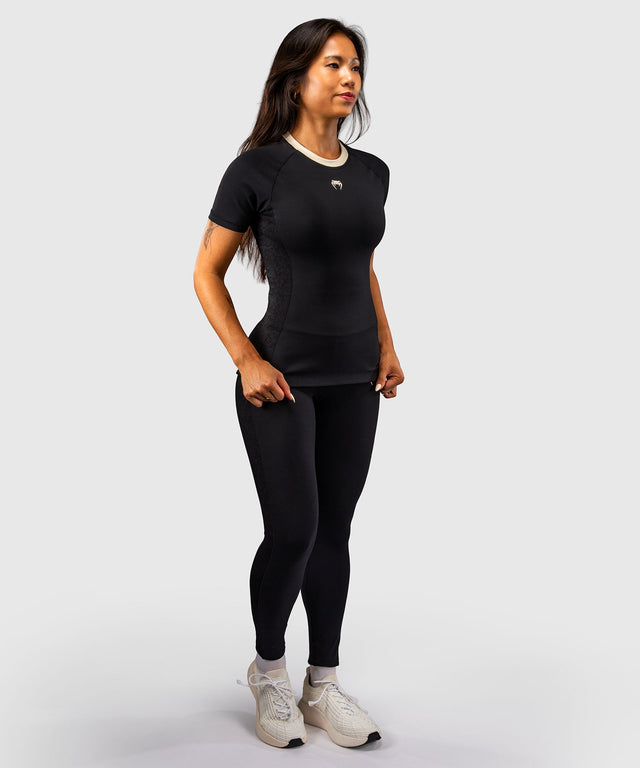 Venum Viper Rashguard korte ærmer til kvinder - Sort