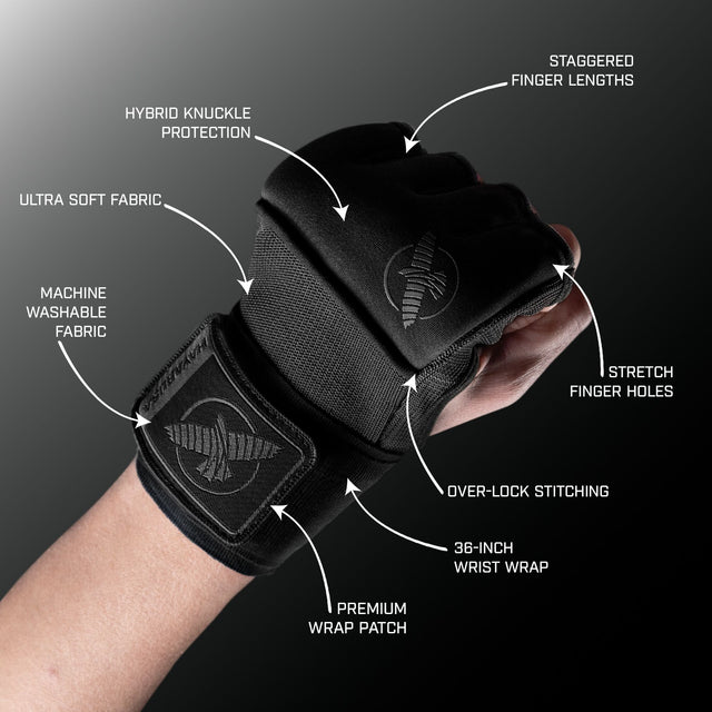 Hayabusa Håndbind Deluxe Quick - Sort