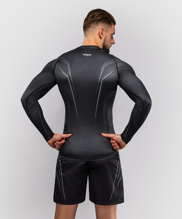 Rashguard Venum Streamline Maniche Lunghe – Nero/Bianco