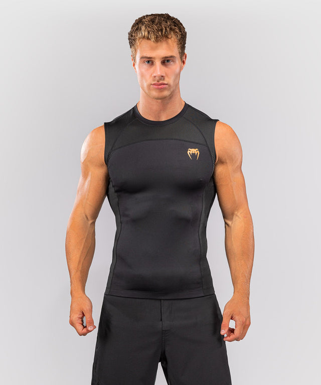 Rashguard Venum G-Fit Revolution senza maniche – Nero/Rame