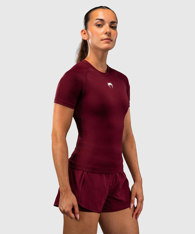 Venum Rashguard Aero XT Kurzarm – Pflaume