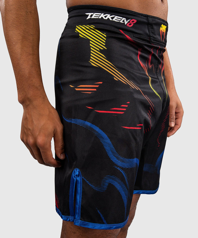 Shorts de MMA Venum x TEKKEN 8 Yoshimitsu – Noir/Orange