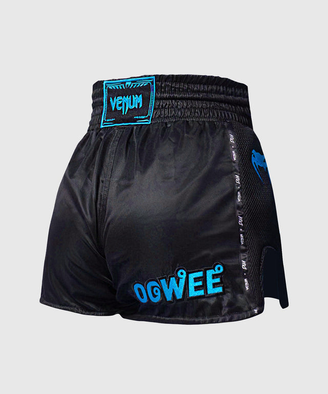 Venum Muay-Thai-Shorts x Dua – Schwarz/Electric Blue