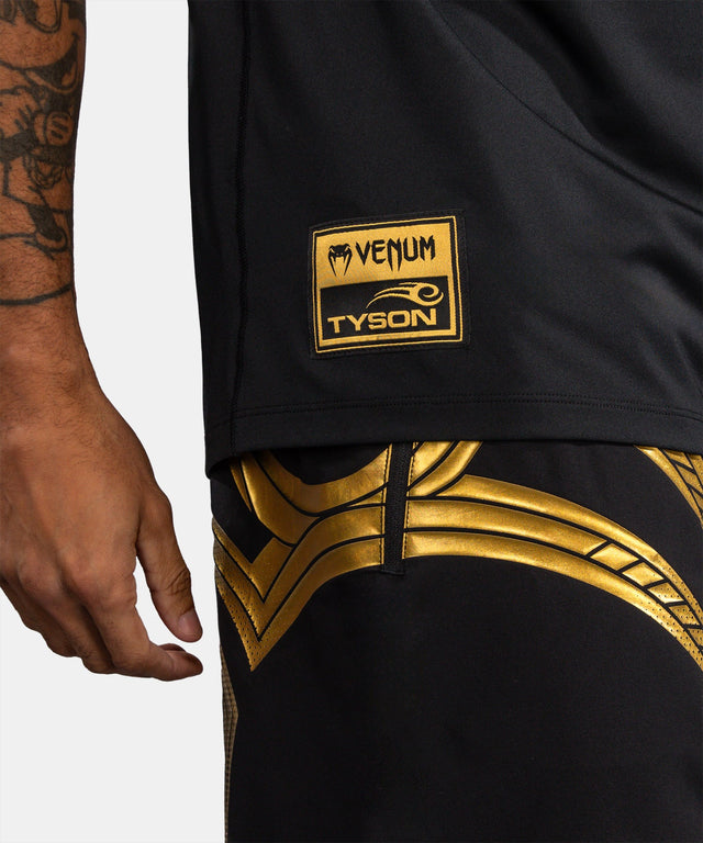 Tricou Venum x Mike Tyson Tiger Dry Tech – Negru/Auriu