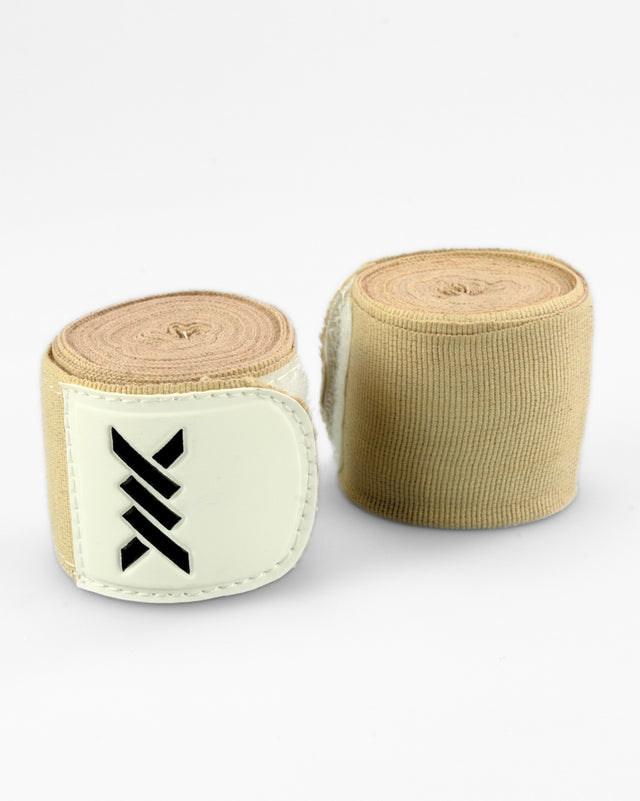 Bandes de boxe Caged Essential – Sable (avec sac de lavage)