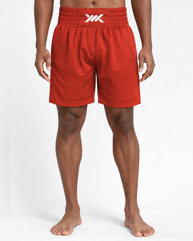 Pantaloncini da boxe Caged Classic – Rosso