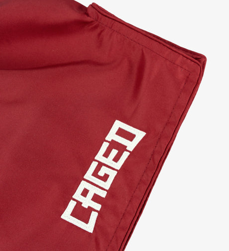 Caged Muay Thai shorts Classic - Rød/Hvid dame