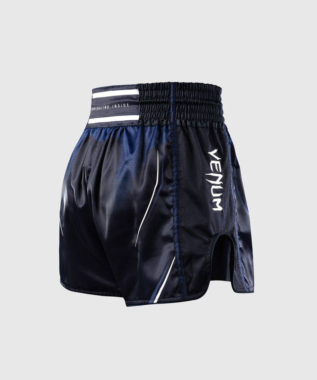 Pantaloncini Muay Thai Venum G-Core – Blu marino/Bianco