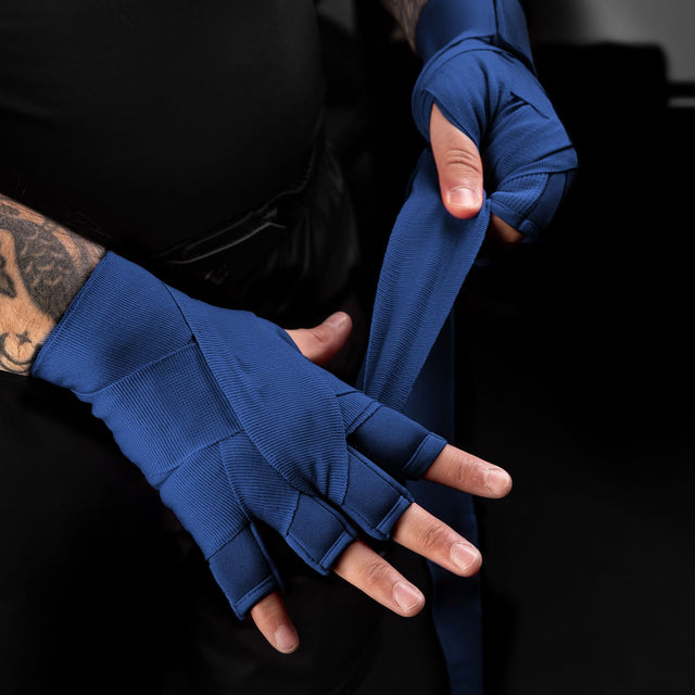 Bende da boxe Hayabusa Knuckle Guard – Blu