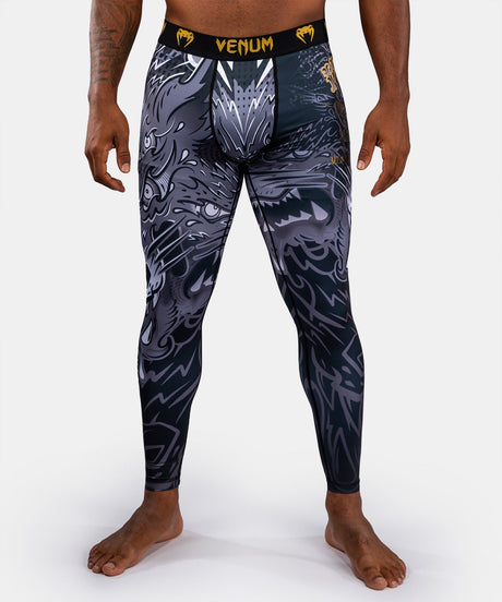 Shorts de compression Venum Wolf Atak – Noir/Gris