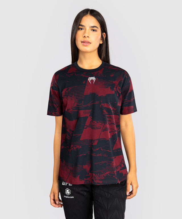 T-shirt UFC Venum Zenith – Azul-marinho/Bordô/Prata