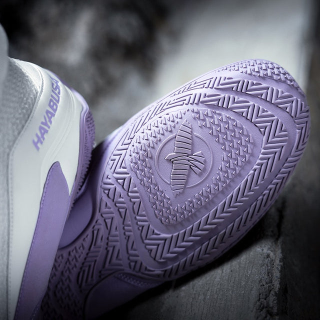 Botas de boxe Hayabusa Talon – Branco/Lavanda