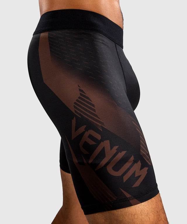 Shorts de compression Venum No-Gi 6.0 – Noir/Marron