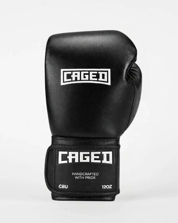Boxerské rukavice Caged 'X' Series – Černé/Bílé