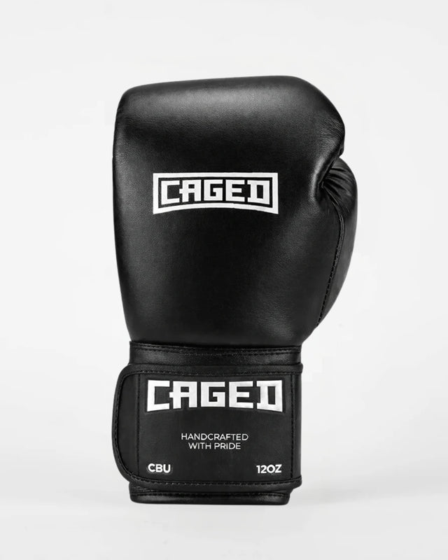 Mănuși de box Caged 'X' Series – Negru/Alb
