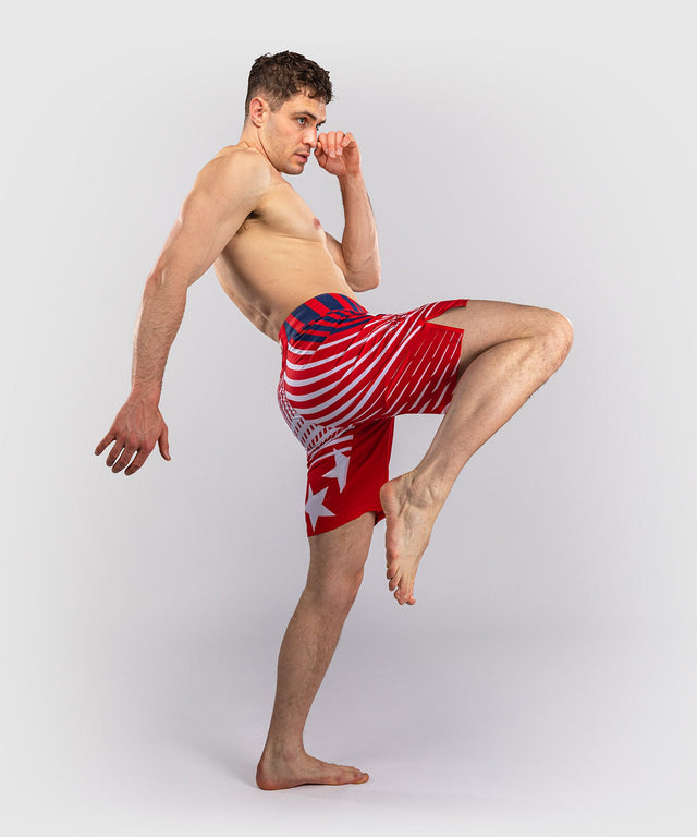 Shorts de MMA Venum UFC Freedom 250 Long Fit – Rouge