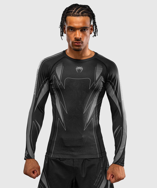 Venum Rashguard Amazonia Reborn Lange Ärmel – Schwarz/Grau